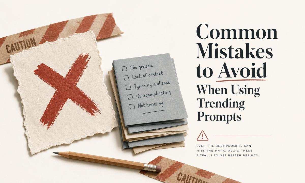 Common Mistakes to Avoid When Using Trending Prompts