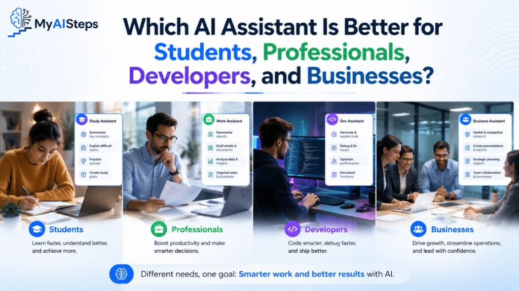 which-ai-assistant-is-better-for-students-professionals-developers-and-businesses